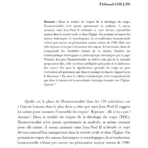 Théologie du corps et homosexualité