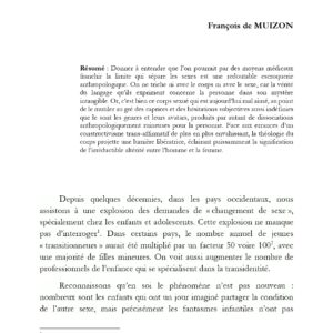 Théologie du corps et altérité sexuelle