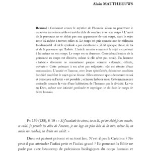 L’homme est habité